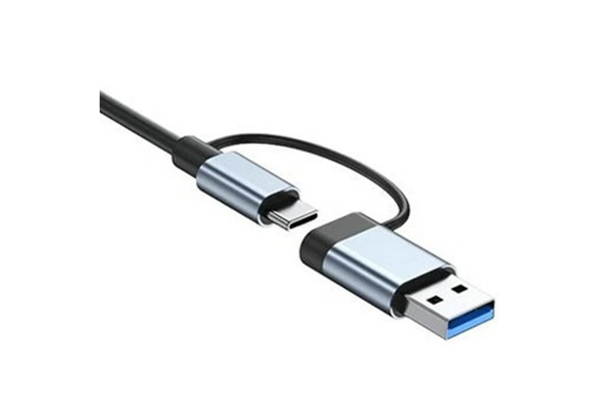 8-in-1 Aluminium USB-C & USB 3.0 Hub Splitter