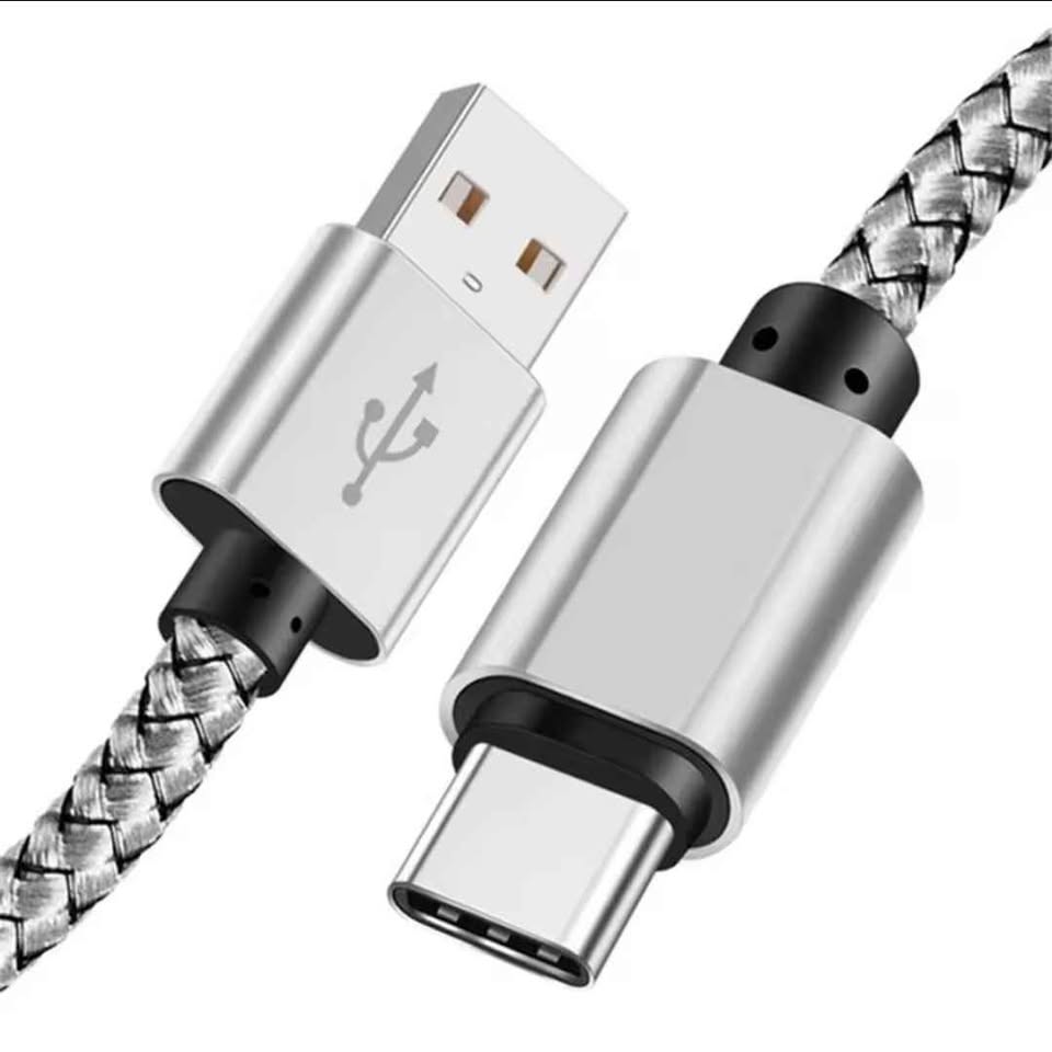 3 Metre Braided USB-C Charging Cable – Fast Charge & Data Transfer