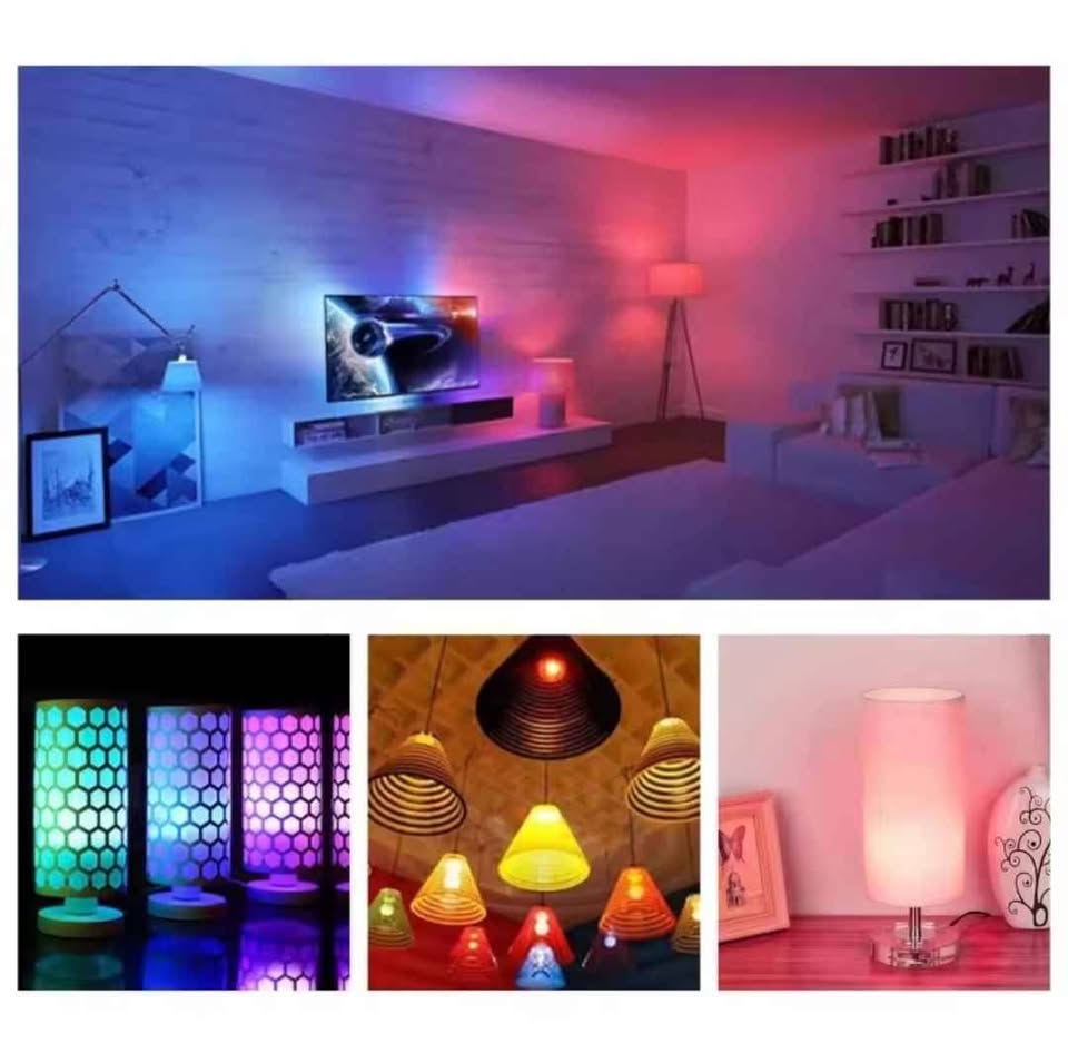 LED RGBW Multi-Colour Light Bulb with Remote Control