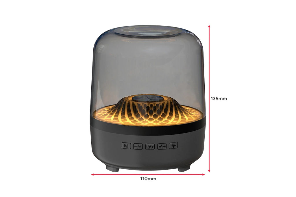Portable Bluetooth Speaker with Ambient LED Lighting
