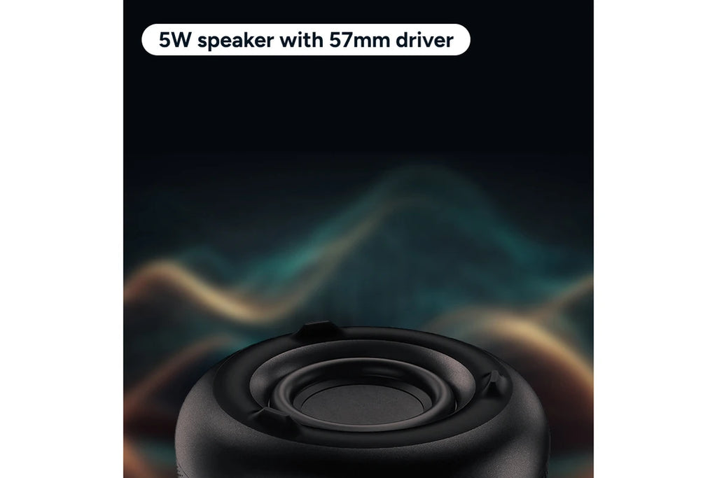 Portable Bluetooth Speaker with Ambient LED Lighting