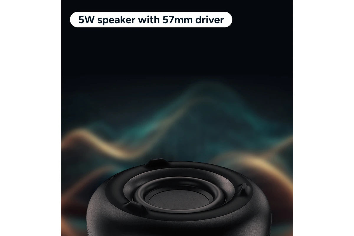 Portable Bluetooth Speaker with Ambient LED Lighting