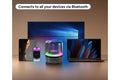 Portable Bluetooth Speaker with Ambient LED Lighting